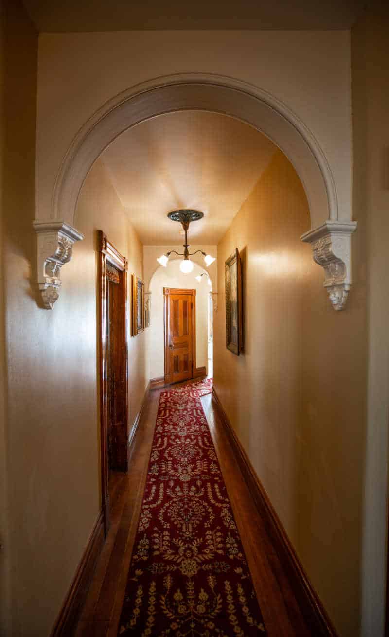 Hallway in Victorian Belle Mansion